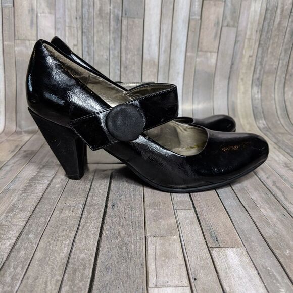 Jaclyn Smith Heel Size 5 Black Kitten - Picture 3 of 8